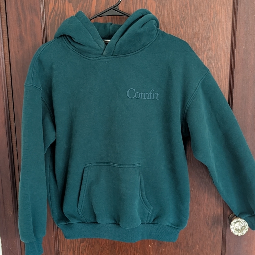 Comft Teal Heavy Soft Children's Hoodie Size XL